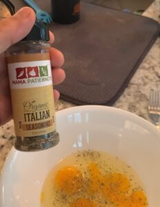 Making Mama Patierno's Italian Hot Dog and Scrambled Eggs Part 1