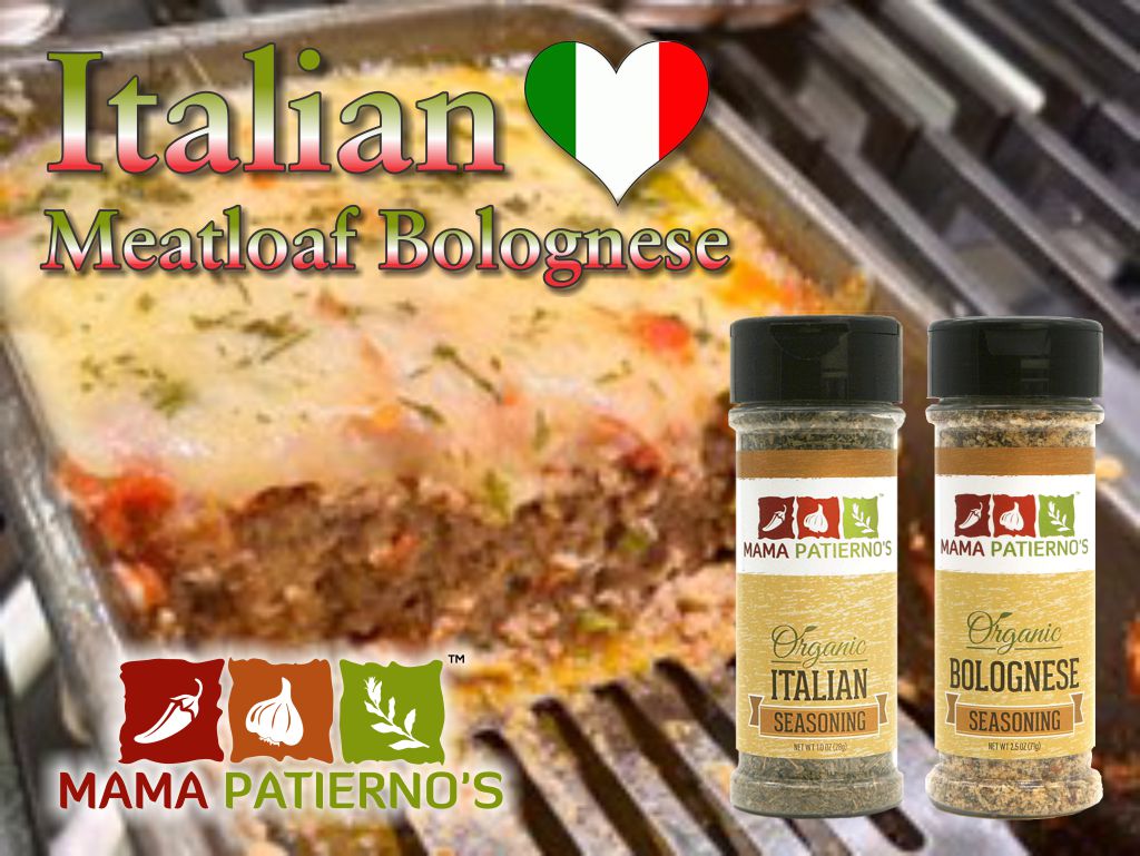 Mama Patierno's Italian Meatloaf using Mama's Organic Bolognese & Italian Seasonings. Image
