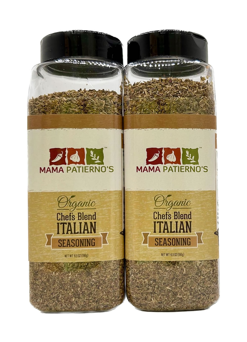 Mama Patierno's 100% Organic Italian Seasoning large size 2 pack