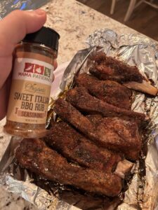 Sweet Italian BBQ Rub goes with with ribs, Chicken and meats