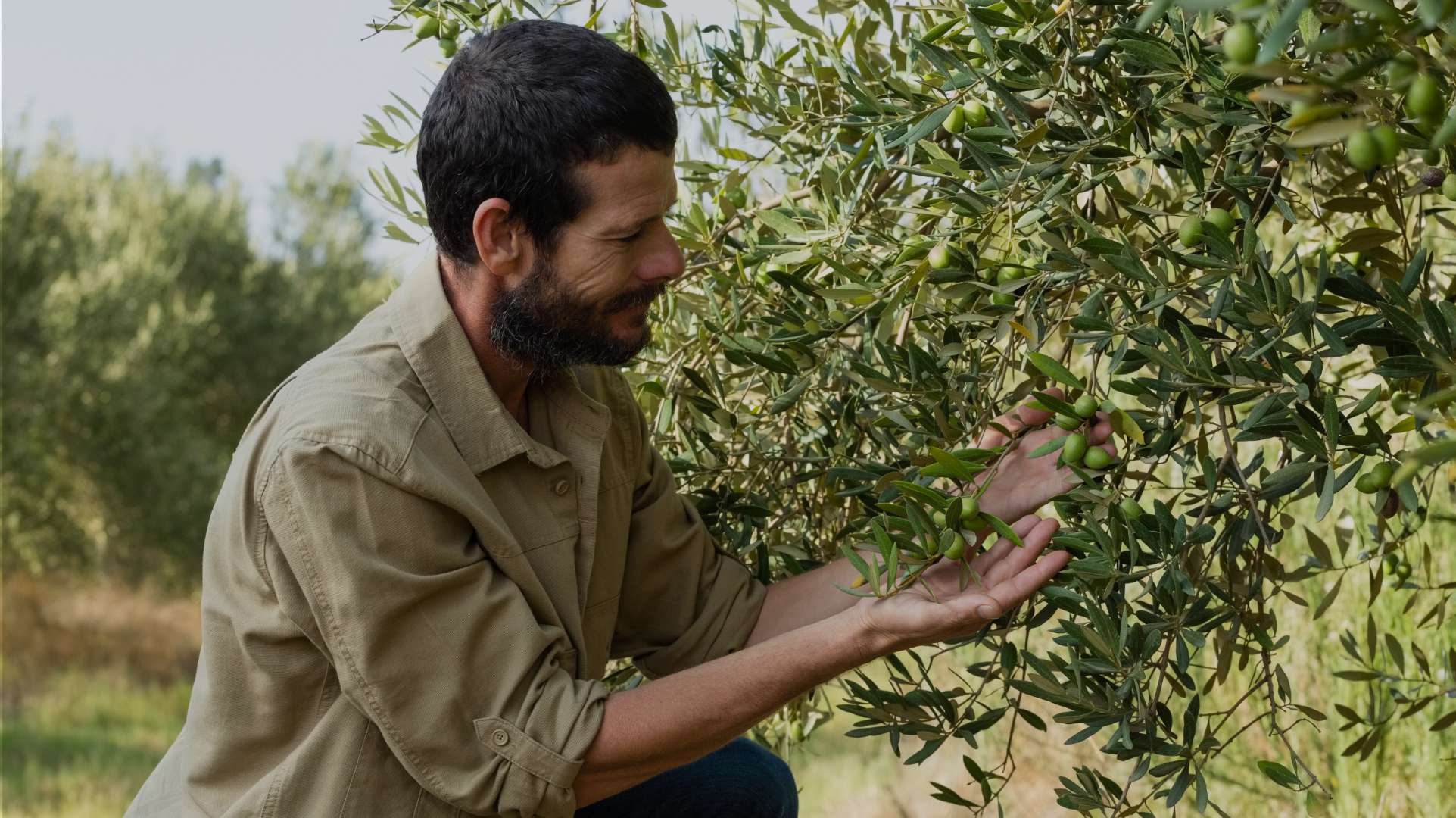 Man Farming Organic food